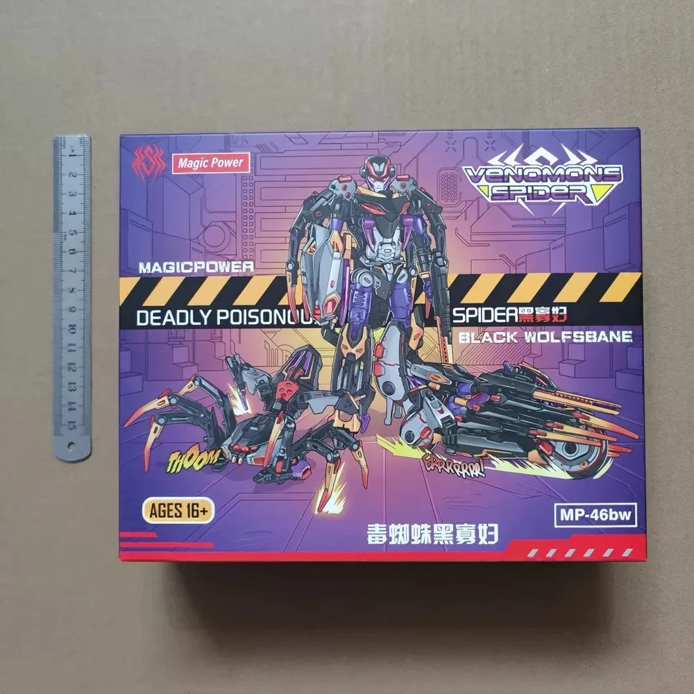 Magic Power Transformatie MP-46BW MP46BW Blackarachnia Black Wolfsbdne Action Figure Robot Speelgoed