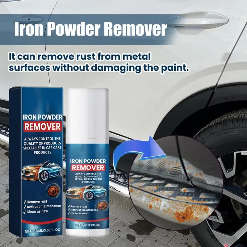 Car Rust Removal Spray 100ml Rustout Instant Remover Spray Paint Cleaner Car Detailing Supplies For Rust Removal Of Various