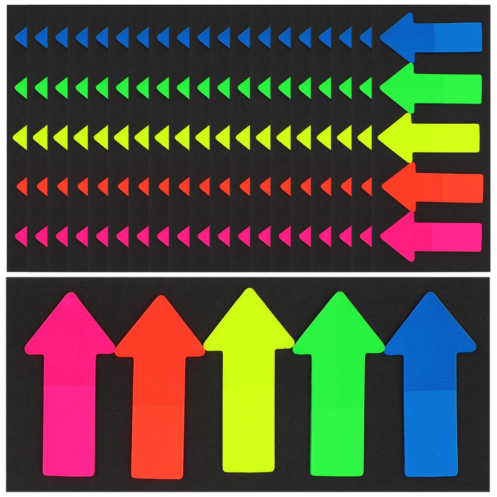 20Sheets Arrow Flag Tabs Self Adhesive Repositionable Classification Index Flags Office Document Marking File Folder