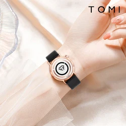 TOMI Women's Minimalist Retro Quartz Watch Fashion Creative Versatile Women's Watch Clock Gift Reloj Festival Gift