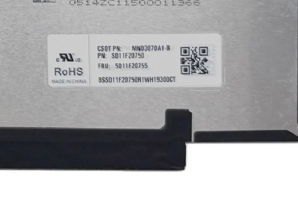 

MND307DA1-B MND307DA1-3 13.3'' Laptop LCD Screen Display Panel Matrix 2560×1600 EDP 40 Pins