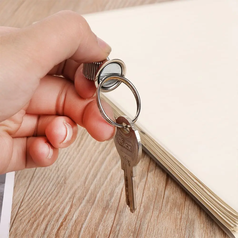 Writing Supplies Portable Elastic Loop Metal Pencil Holder Double Opening Spring Pen Clip Single Hole image 4