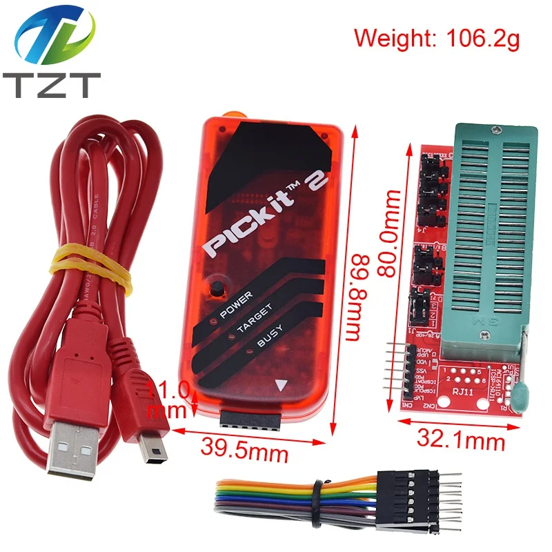 PICKit2 PICKIT3 PICKit3.5 Programmer + PIC ICD2 PICKit 2 PICKIT 3 PICKIT 3.5 Programming Adapter Universal Programmer Seat image 2