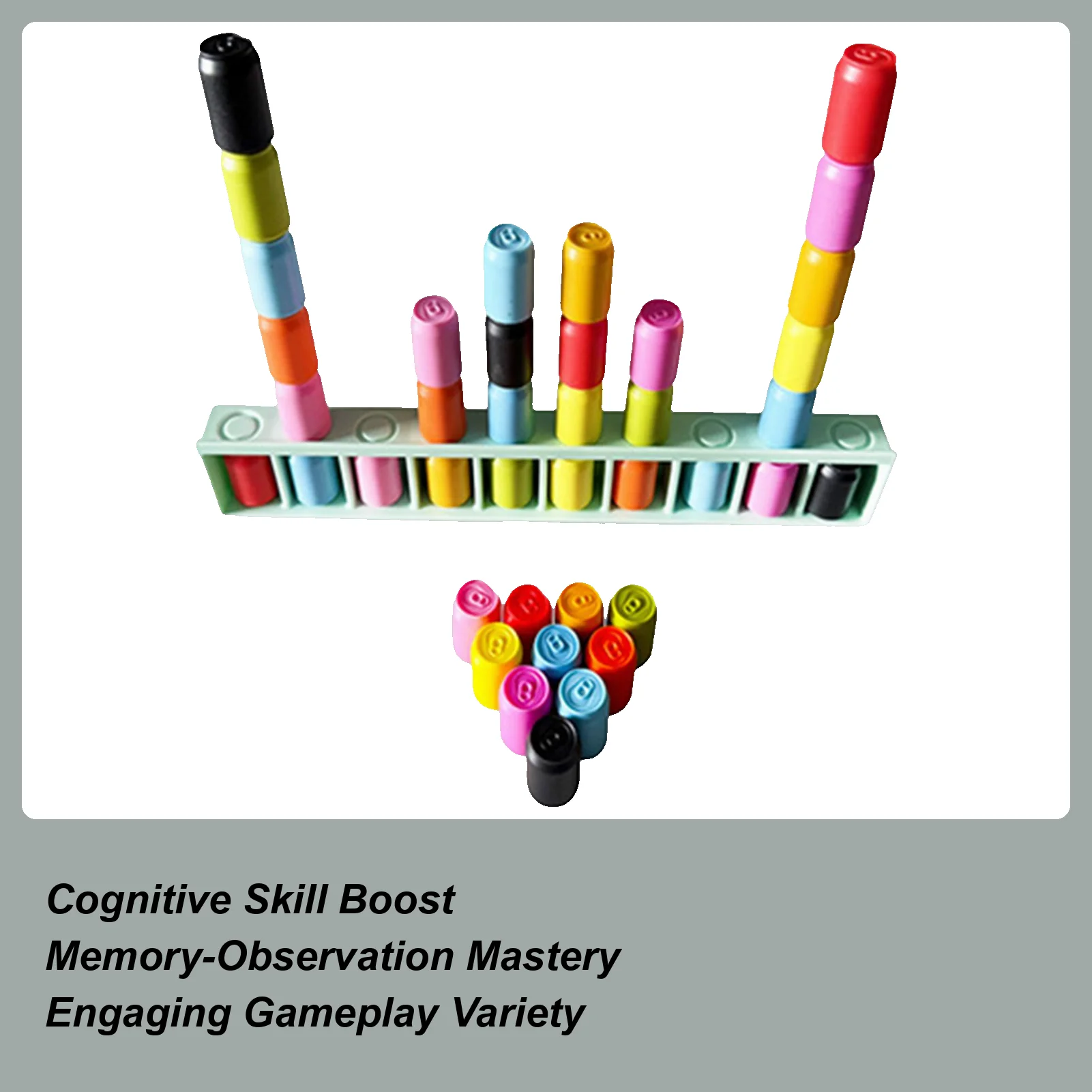 Jeu de correspondance pour enfants, jouet interactif de devinettes de couleurs, bouteille amusante pour taquiner le cerveau, jeu de correspondance de couleurs pour l'école maternelle