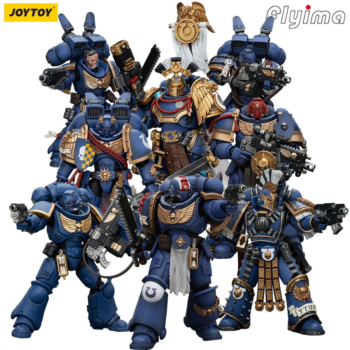 [IN STOCK]JOYTOY Warhammer 40k 1/18 Action Figure Ultramarines Intercessors/Lieutenant Titus/Roboute Guilliman/Calgar NPCS Model