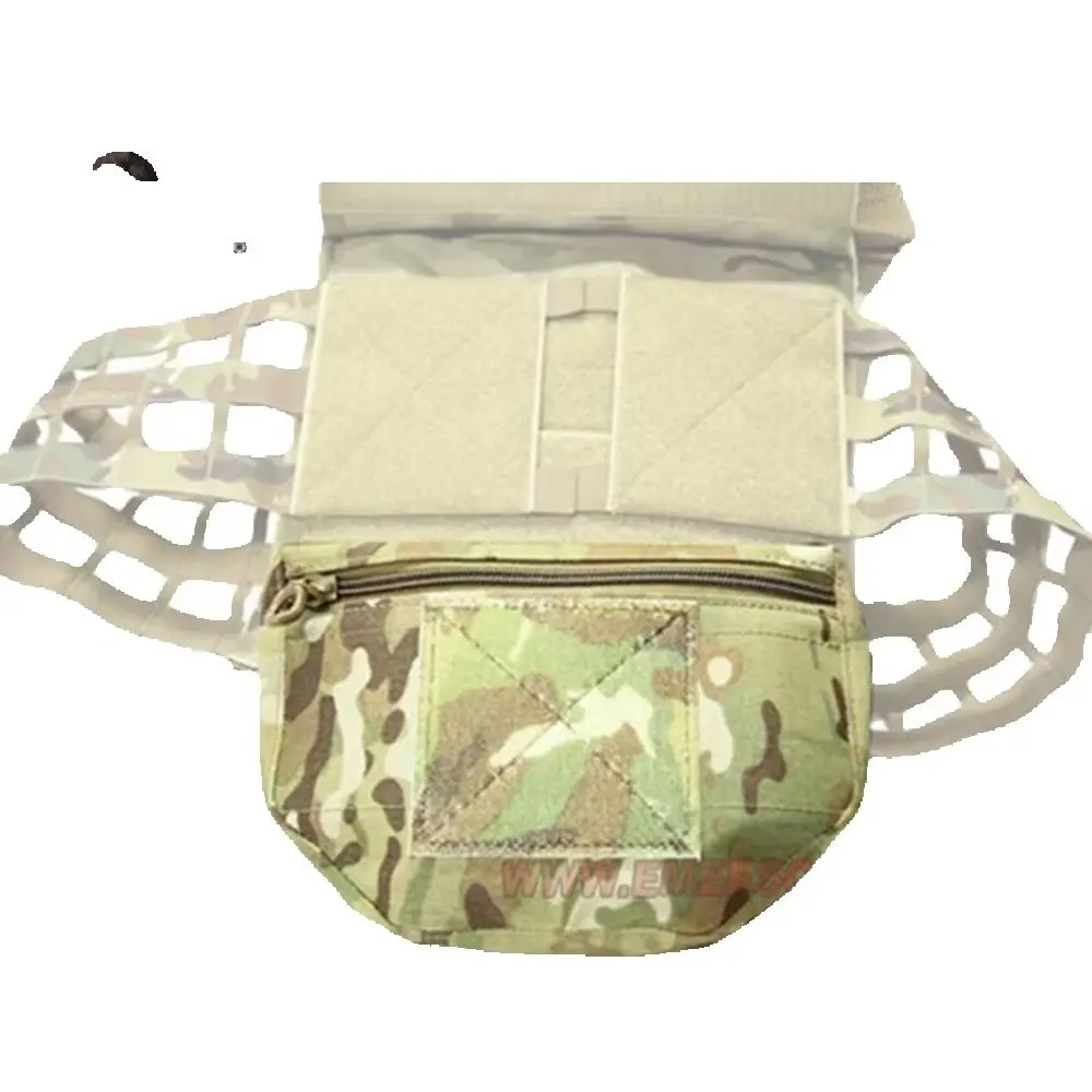 Emersongear Tactical Armor Carrier Drop Pouch For AVS  EDC Molle Waist Wallet Bag Sports Case Hunting Hiking Pocket Nylon