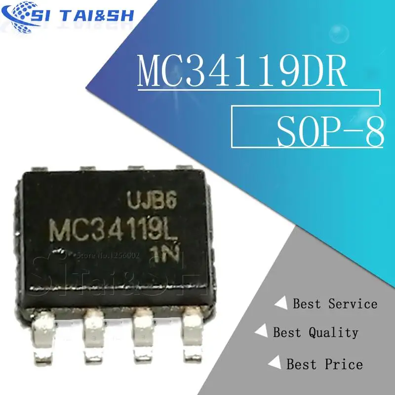 10PCS MC34119 SOP MC34119DR2G SOP-8 MC34063ADR2G MC34063 MC34152 MC33078 MC33063ADR2G MC33063 MC33178 MC33202 MC33152