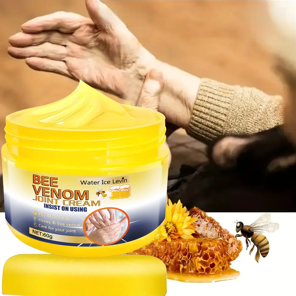 60g Bee Venom Joint Cream, Moisturizes Joints, Gentle Formula, Contains Bee Venom Ingredients, Suitable for Body, Knee, and Waist Joints, Unisex