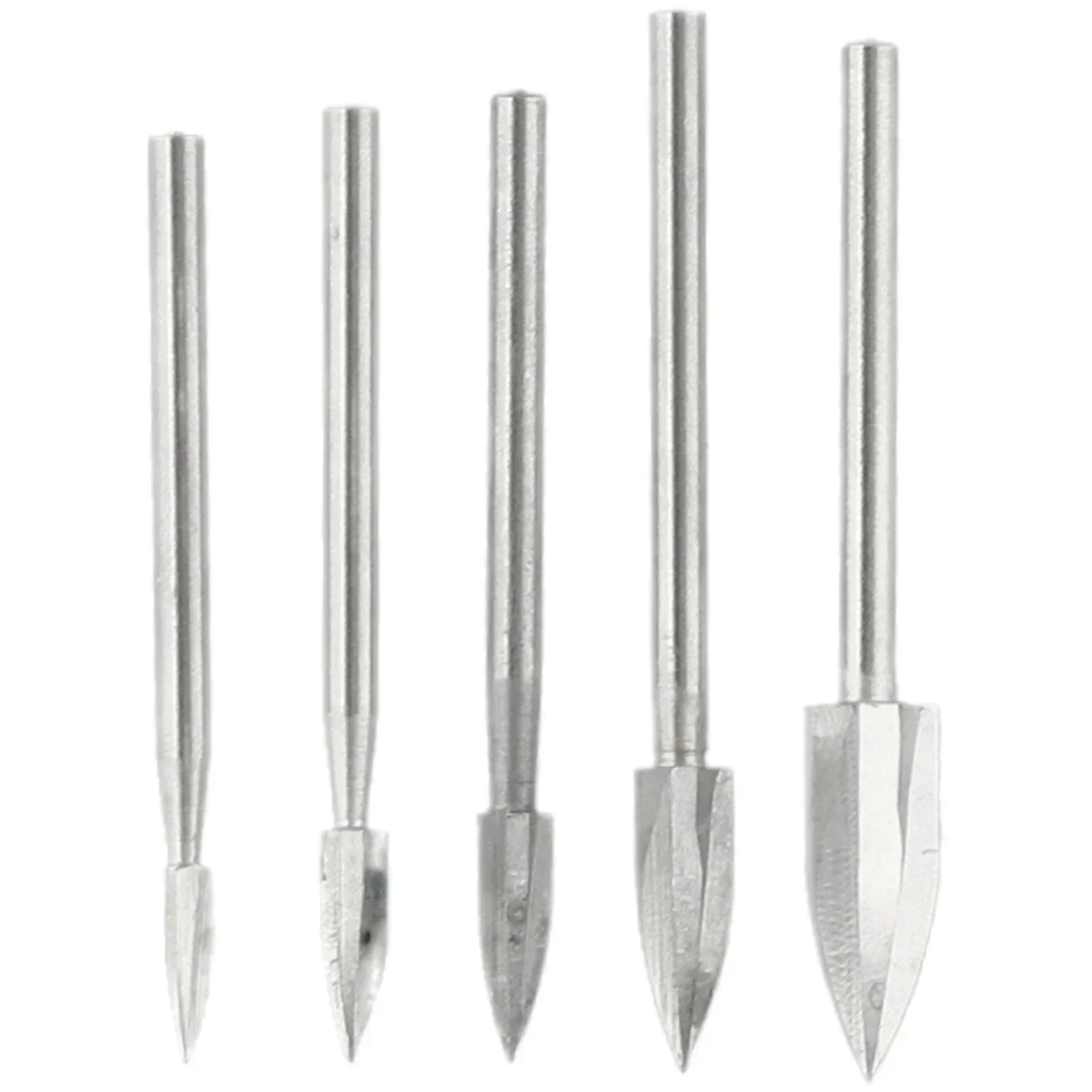 Wood Carving Engraving Drill Bit Set For Woodworking Carbide Grinding Tool High Speed Steel 3mm Shank For Handmade DIY