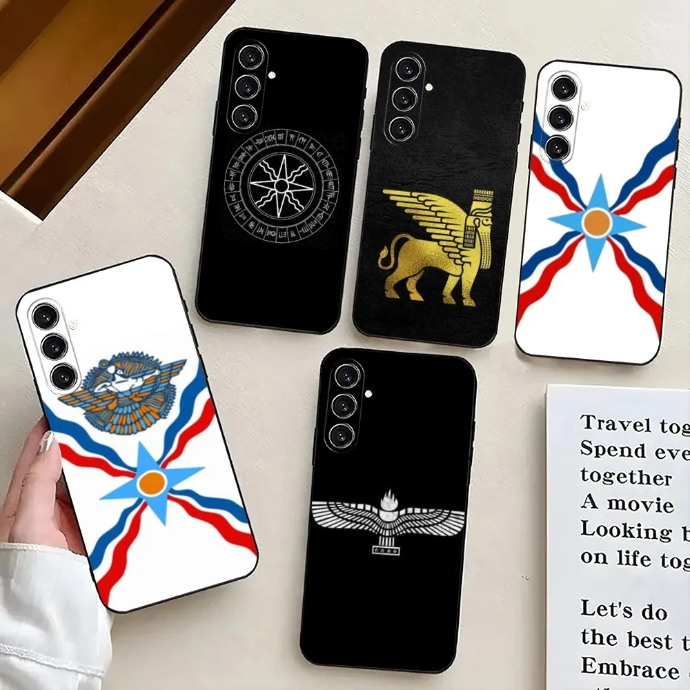 A-Assyrian Flag   Phone Case For Samsung S24,21,22,23,30,Ultra,S20,Plus,Fe,Lite,Note,10,9,5G Black Soft Cover