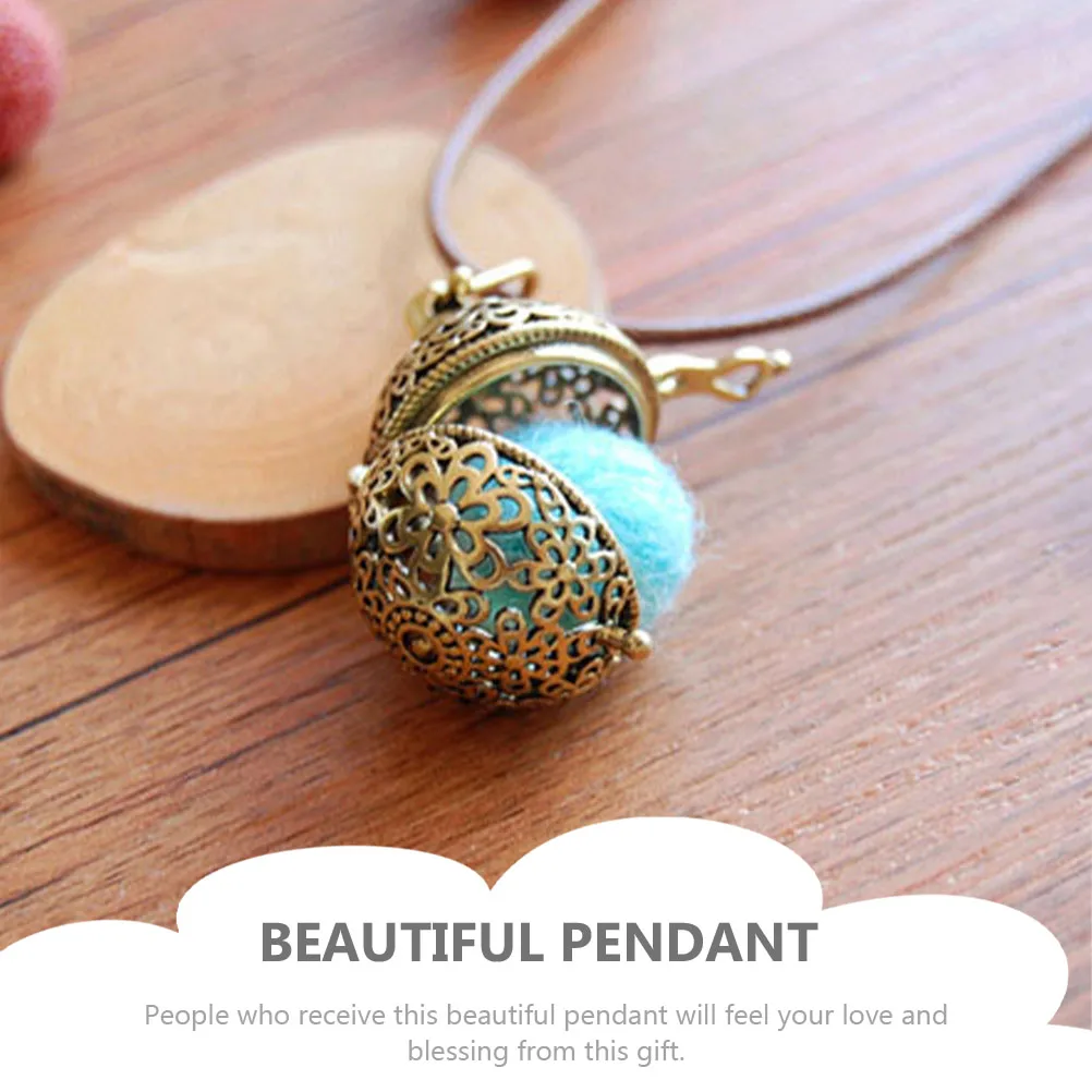 

4 шт., аромадиффузор, кулон, открывающийся медальон, стильное подвесное ожерелье для ароматерапии, портативный аксессуар для духов, декоративные украшения