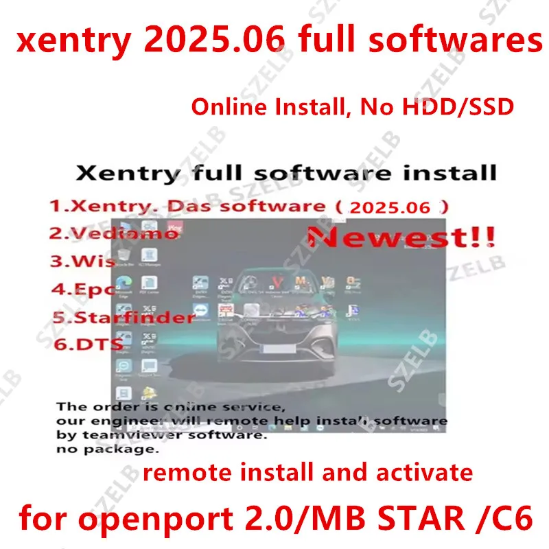 

Программное обеспечение Xentry 2025.06 Удаленная установка и активация DT.S WI.S EP.C для автоматического диагностического инструмента для Openport
