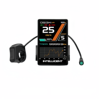 E-Bike LCD Display for Bafang G340 G320 BBS0102B UART Plug Mid-Drive Motor 5 Pin Female Electric Bike Screen Replacement Kit
