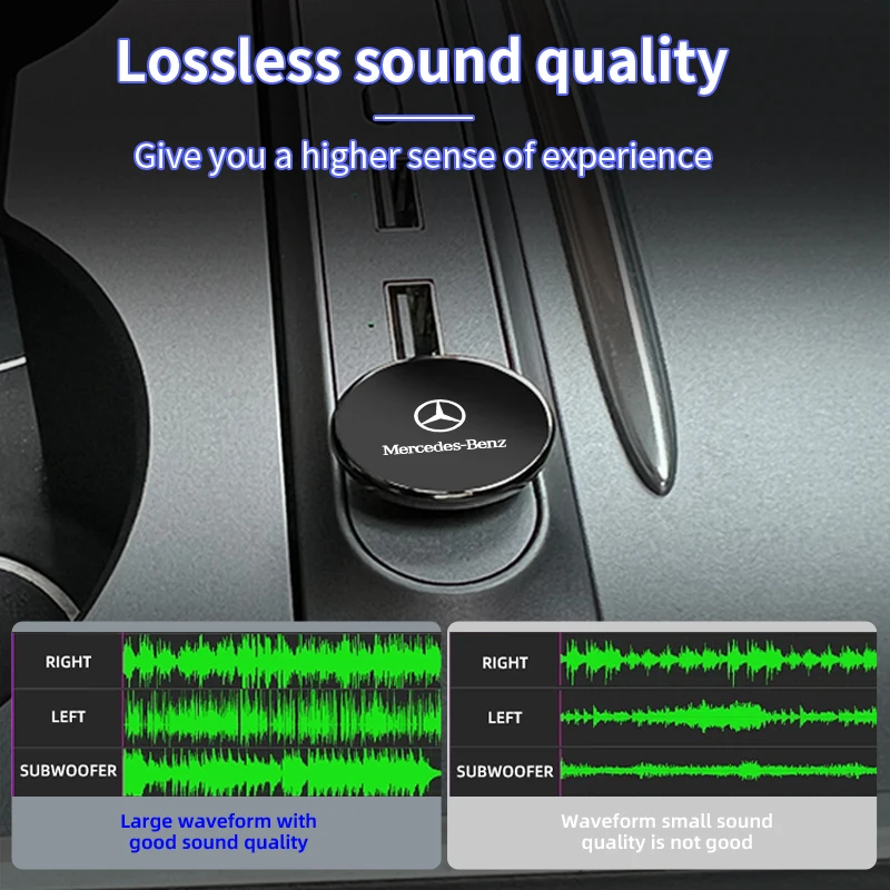 شعار السيارة U القرص محرك فلاش نوع C USB تخزين الذاكرة الملحقات لمرسيدس بنز ABC E S V الفئة W201 W210 W108 W205 W203 #2