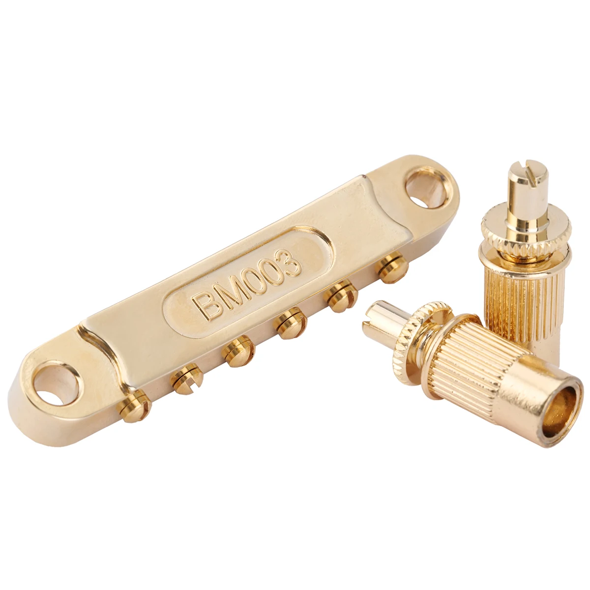 Musiclily Pro Roller Saddles Tune-O-Matic Bridge for Epiphone Les Paul LP SG Electric Guitar, Gold