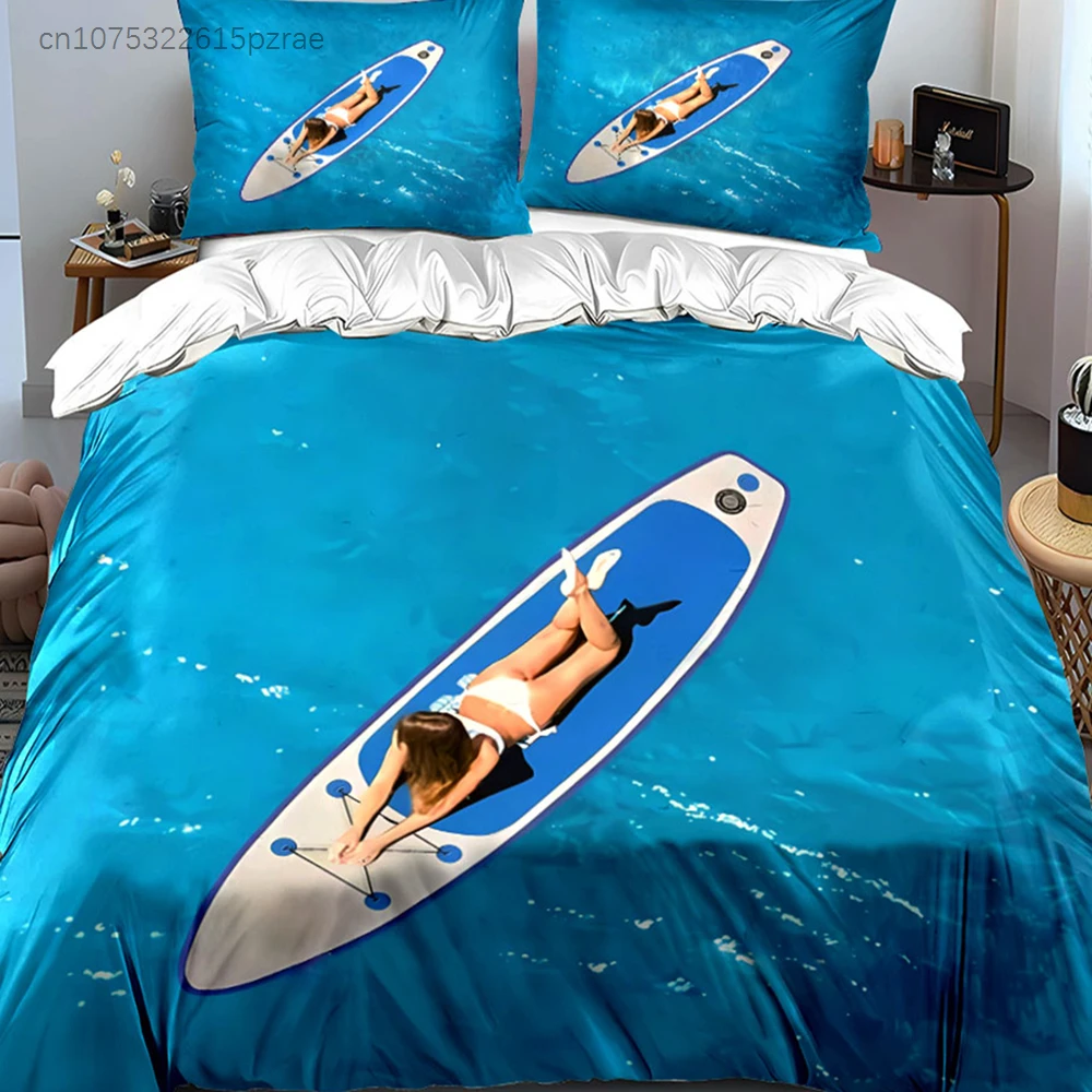Outdoor Paddle Board Set Suitable For Water Sports Multiple Sizes kid's And adults' Bedroom Exquisite 3PC Bedding set, Gift
