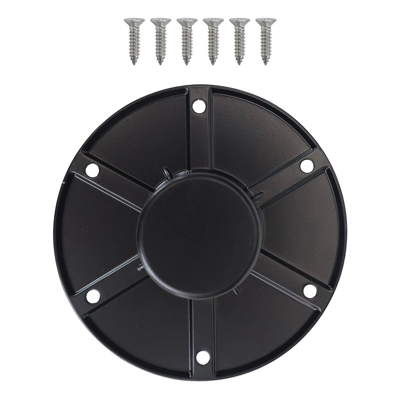 Aluminum RV Trailer Table Base Mount Pedestal Base Round Flush Mount Table Leg Base For RVs Campers And Vehicular Interiors