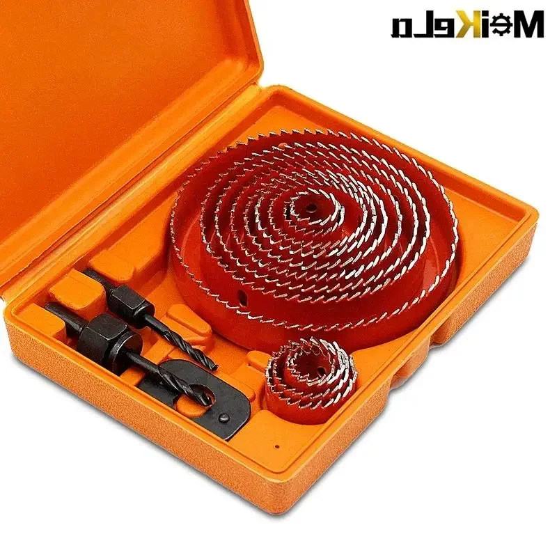 

Set,Metal Core, 19-127mm Saw Cup Wood Crown, Drill Bit Wood ,Woodworking Tools