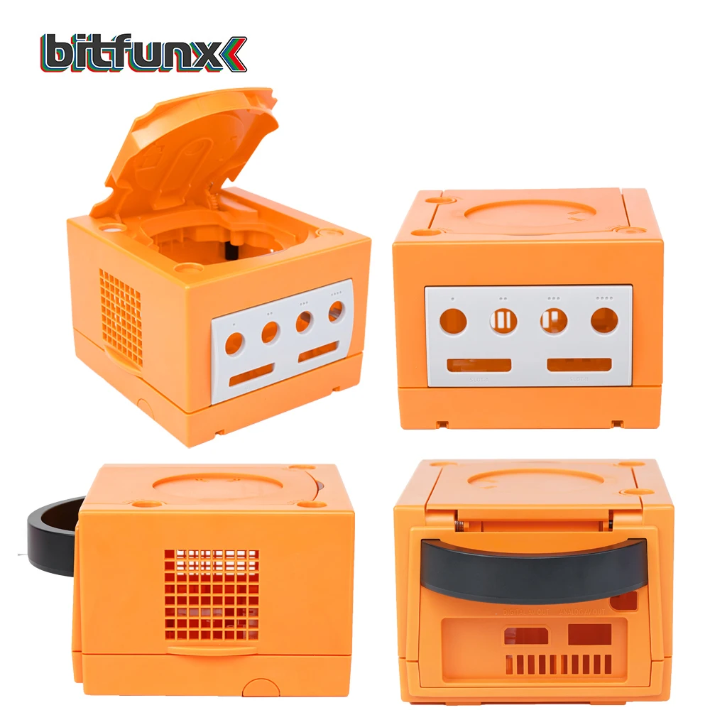 Bitfunx-funda de repuesto de Color para consola NGC, carcasa de elevación para Gamecube NGC GC DOL-101, DOL-001, Retro