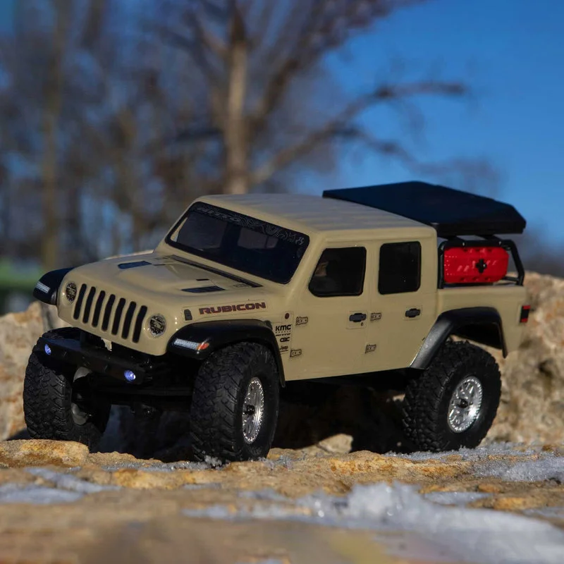 AXIAL 1/24 SCX24 Gladiator RC Mini Crawler Eléctrico RTR Todoterreno, Camioneta a Control Remoto para Aficionados, Niños y Adultos