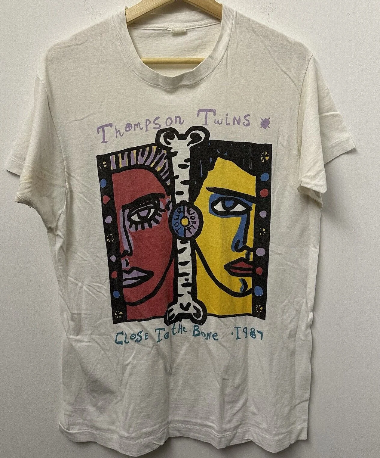 Thompson Twins Close To The Bone Tee Unisex Cotton Shirt Full Size BO007