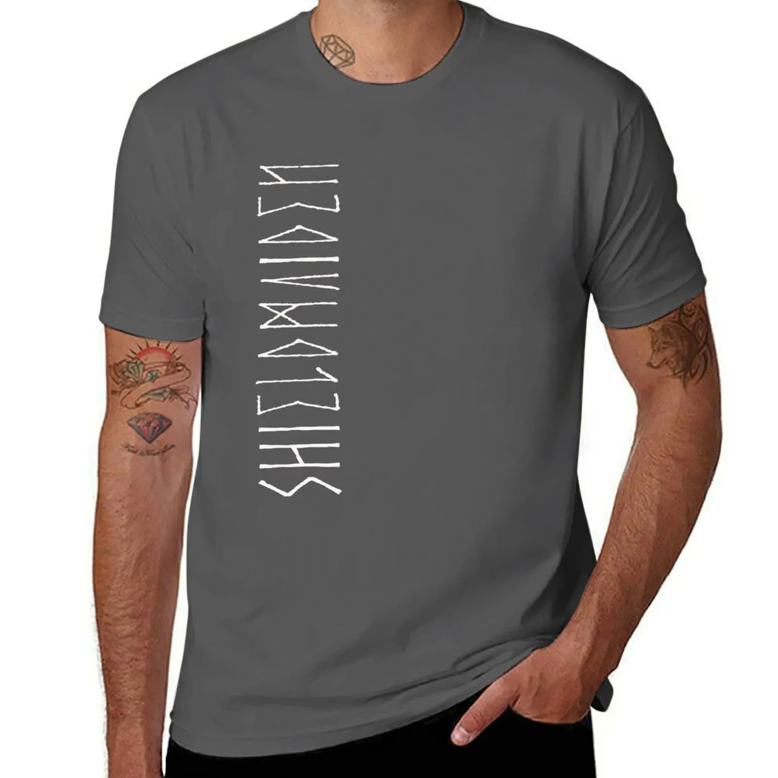 

Shieldmaiden T-Shirt Daily Casual Short Sleeve Tee Shirt