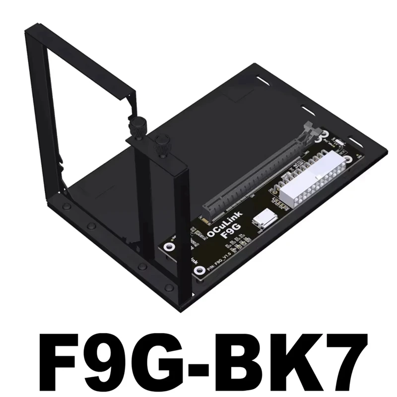 F9G-BK7 EGPU Oculink GPU Dock Pcie4.0 X4 Notebook Laptop To External Video Graphics Card M.2 Oculink To PCIE X16 Adapter