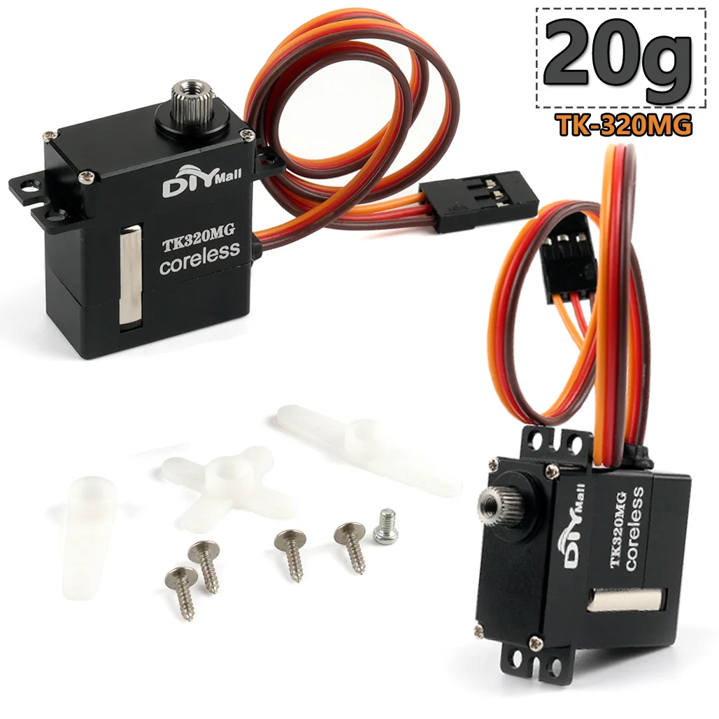 20g TK-320MG Micro Digital Servo Metal Gear 360/270/180 Degrees Coreless Motor Servos Power Parts For RC Cars Robot Model Toys