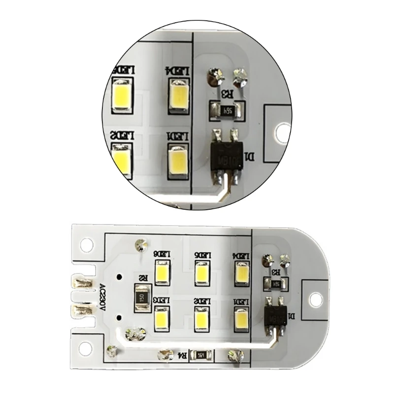 LED Light Panel Home Refrigerator Part Kitchen Appliance Lighting PCB Texture Perfect for Visibility in Refrigerators
