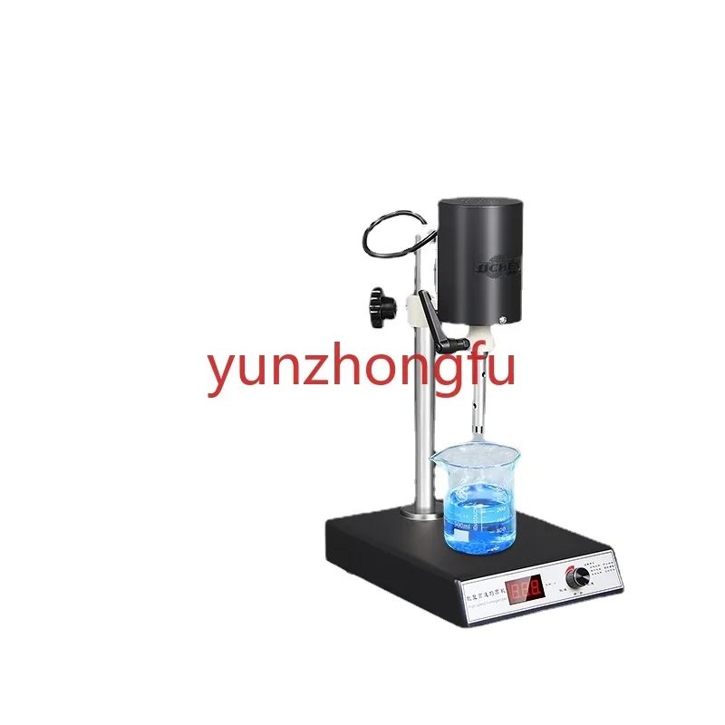 Homogenizer Stainless Steel High Speed Dispersion Homogenizer Laboratory Digital Display Adjustable Cosmetic Agitator