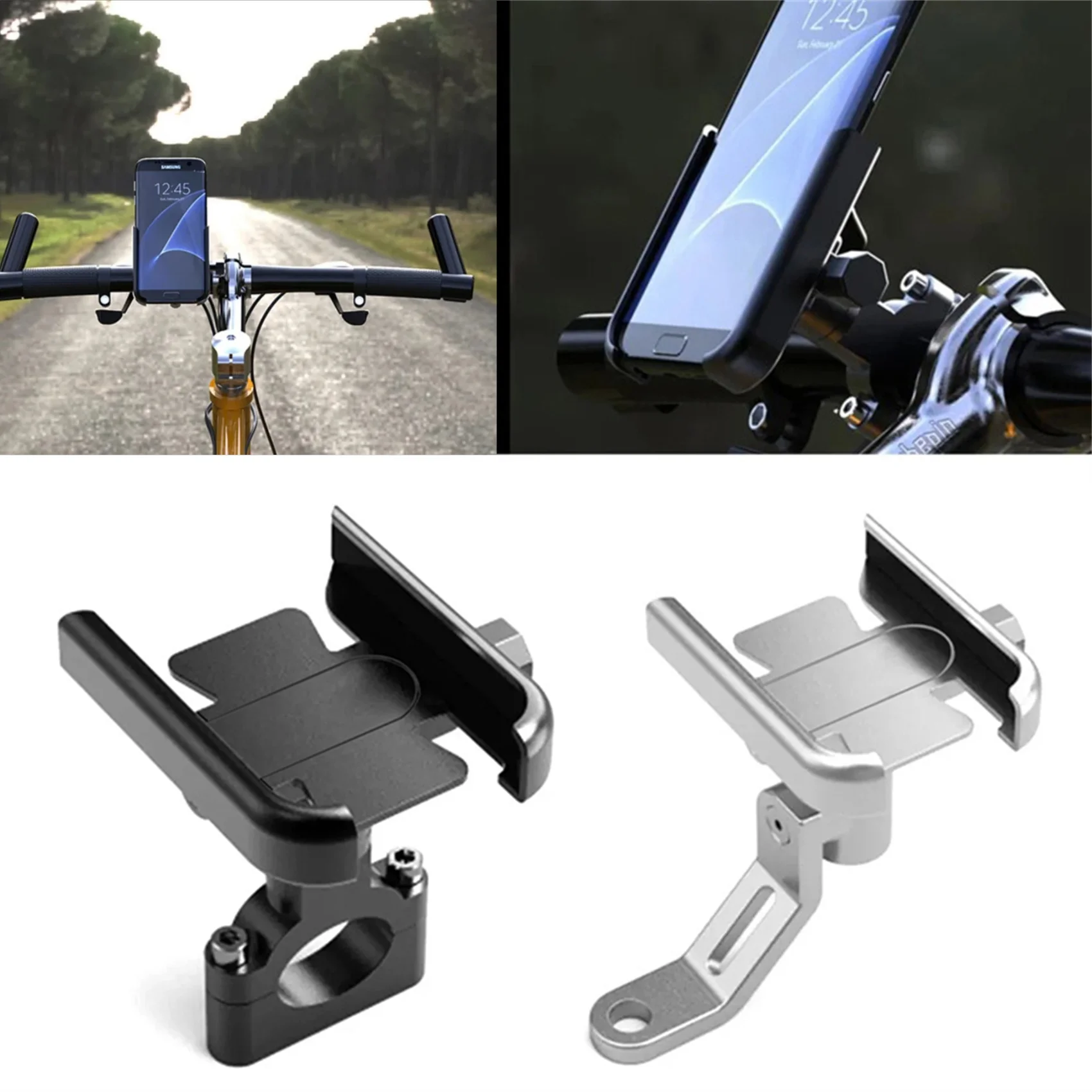 Soporte de teléfono móvil ABS para KYMCO AK550 ST Xciting S400 i TCS DT X 360 125 350 CV3 Dink X125 X Town CT 125 Downtown 125