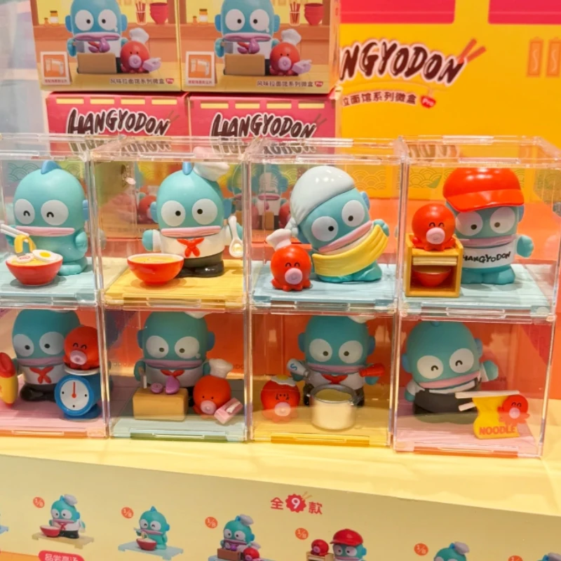 

Хит, фигурка Sanrio Hangyodon со вкусом лапши, фигурка ресторана, милая экшн-фигурка Hangyodon, аниме, ПВХ Модель, статуя, декор для стола, подарок