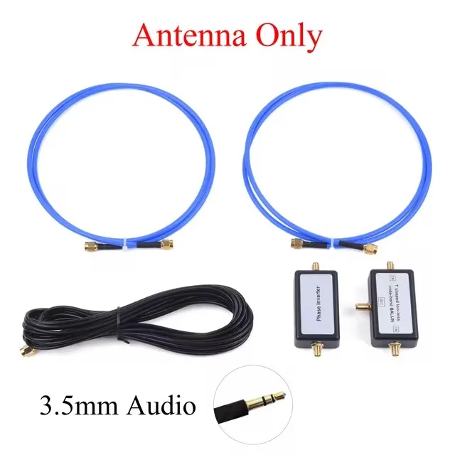 Magnetische Antenne Draagbare YouLoop 250 mW Passieve Magnetische SMA/BNC/3.5 MM Audio Laag Verlies Breedband voor HF en VHF