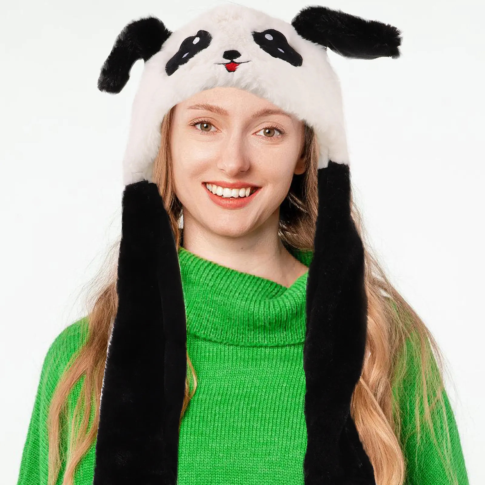 1 Pieza de Sombrero Luminoso de Carnaval con Orejas Móviles, Divertido Accesorio de Cabeza Iluminado para Fiestas y Festivales, para Adultos y Niños, Cálido y Moderno