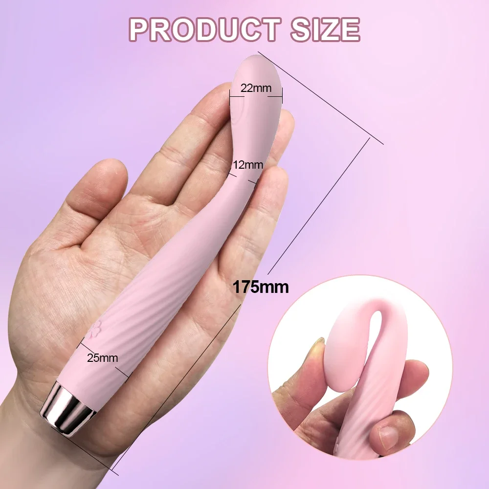 Heating Finger Shaped G Spot Dildo Adult Silicone Sex Shop Toy Vibrator Av Wand Nipple Vagina Massager Stick for Women Female