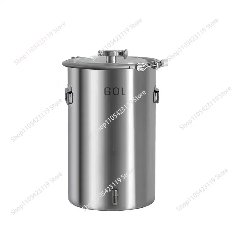 Food Grade 304/316 Stainless Steel Fermentation Tank Sealed Constant Temperature Storage Tank for Professional Wine Making