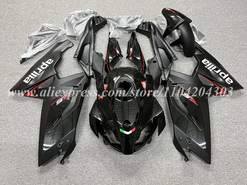 4Gifts New ABS Motorcycle Fairings Kit Fit For Aprilia RS125 06 07 08 09 10 11 RS 125 2006 2007 2008 2009 2010 2011 Custom Black