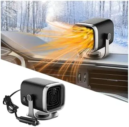 

12V Portable Car Heater - Fast Windshield Defroster for Vehicles, SUVs & Trucks