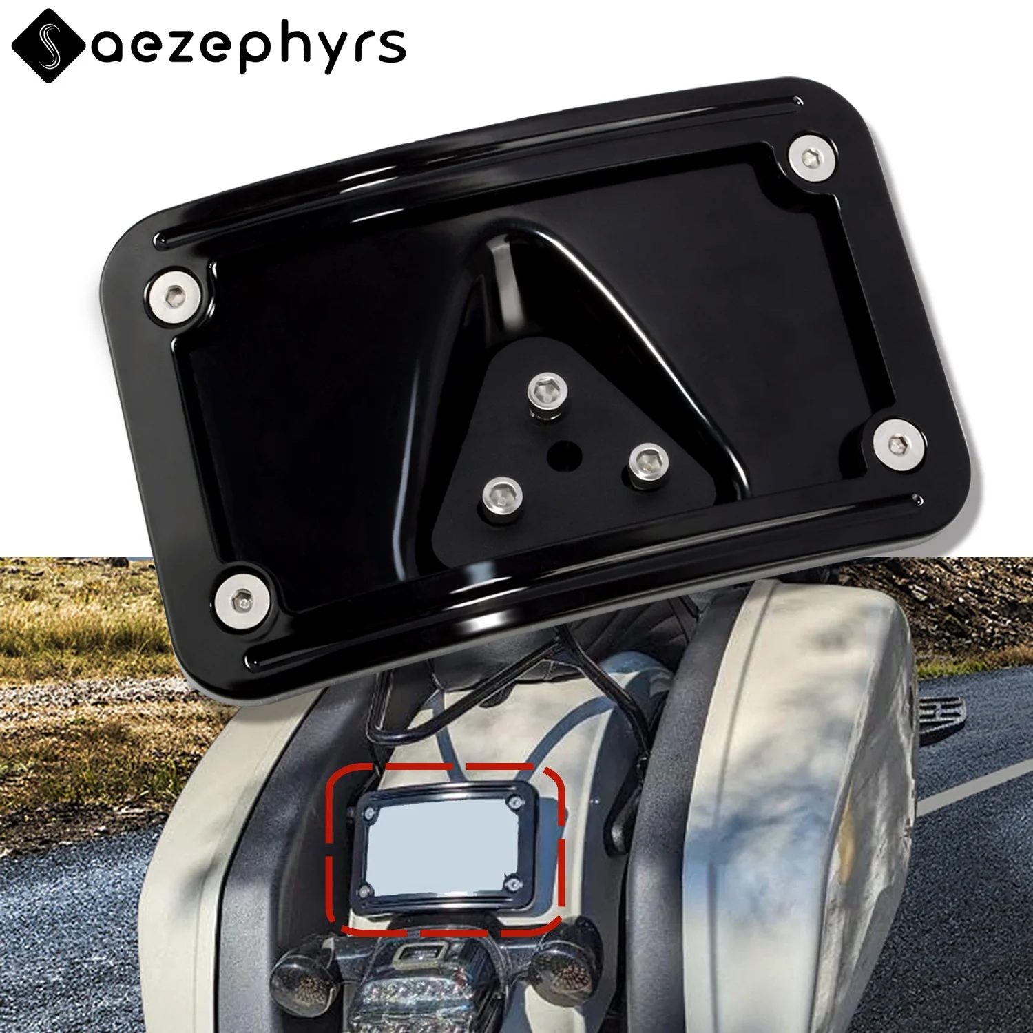 

Кронштейн для крепления номерного знака мотоцикла изогнутой формы для Honda Harley Softail Dyna Super Glide FXDC Sportster 883 1200 Fat Boy FLSTFI Low Rider Street Bob Roadster XLS