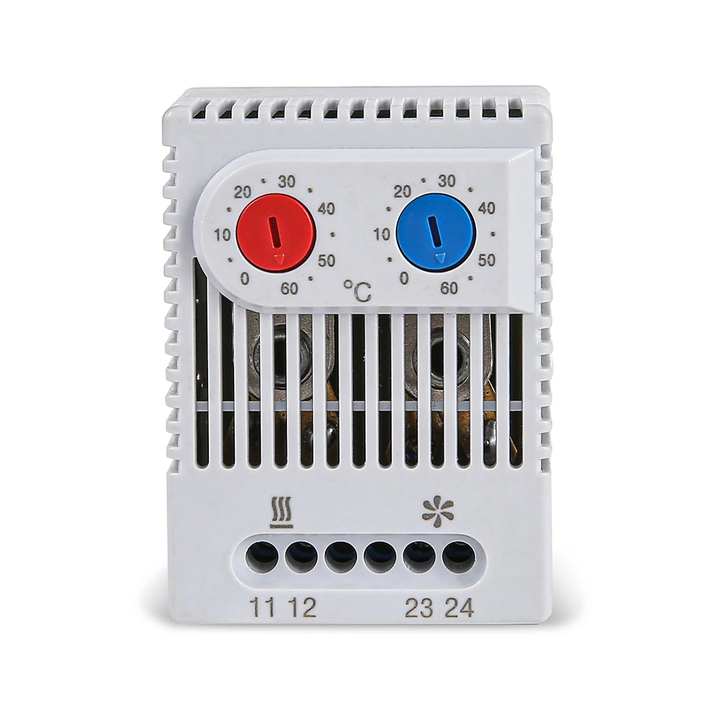 KTO011/KTS011/ZR011 Heating and Cooling Mechanical Thermostat 0-60 Adjustable Normally Close Temperature Controller Switch