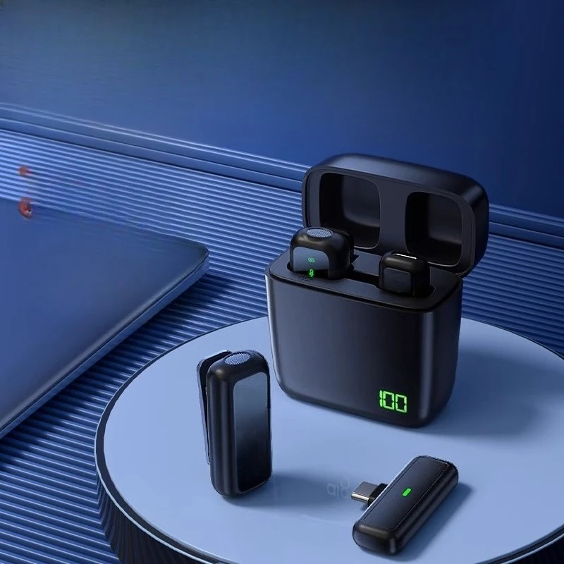 

Wireless microphone clip-on radio microphone live streaming host live recording equipment mobile phone noise reduction