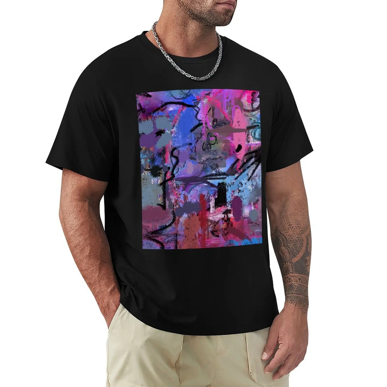 

Jazz Music abstract art T-Shirt luxury designer anime shirt blanks T-shirts for men cotton