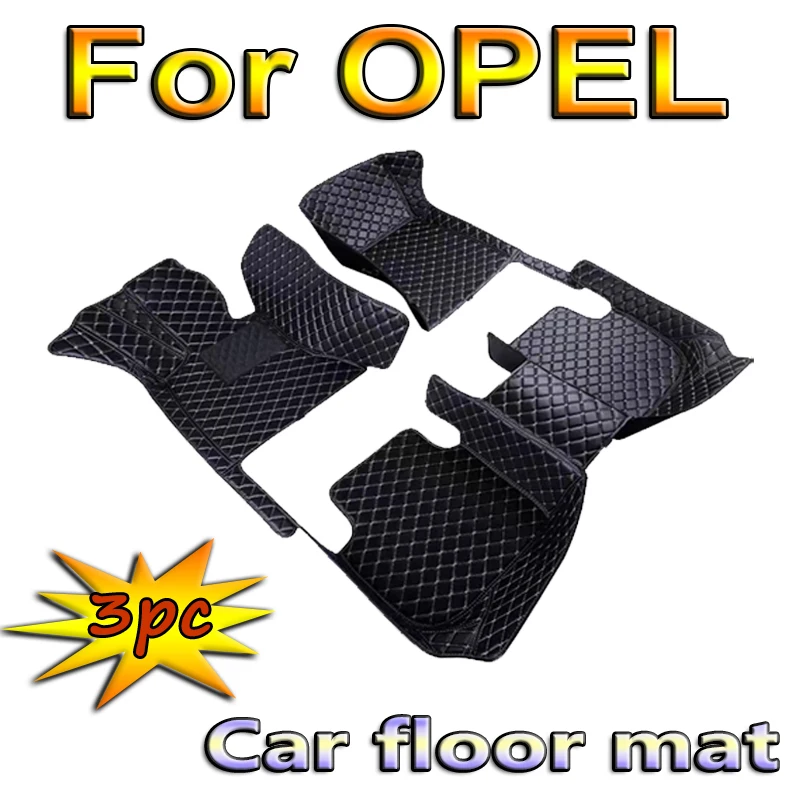 Car Floor Mats For OPEL Aatara Astra H Astra Mocha Omega Grandland x Corsa d Corsa Cascada Adam insignia Zafira Car Accessories