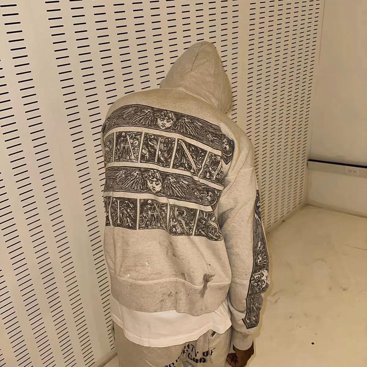 

Винтажная толстовка с капюшоном Waed Distred, мужская весна-осень-зима, любимый брендовый пуловер с капюшоном, одежда