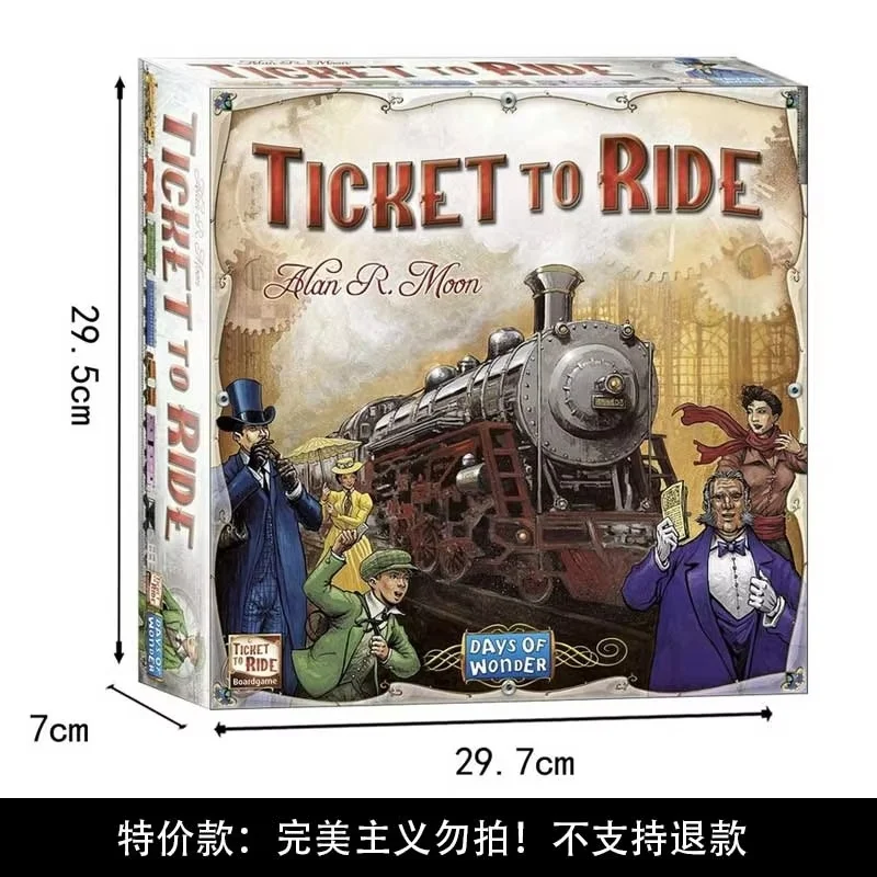 

Настольная игра Ticket Tour America Railway Tour Tickettoride, английская версия, для взрослых, в европейском и американском стиле.