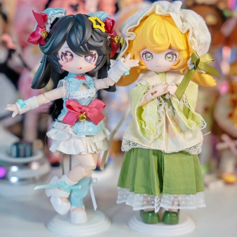 

Оригинальная недействительная кукла Jumping Moon Time Rabbit Treasure 12 очков Bjd слепая коробка подвижная игрушка орнамент кукла или фигурка в подарок
