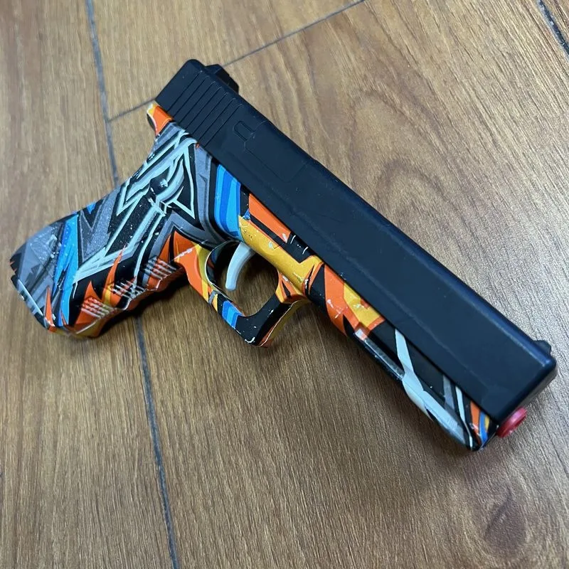 Kerstcadeau Kinderspeelgoedpistool Speciaal kristalpistool Waterkoelpistool Handmatig laden Speelgoed Water Soft Bullet Gun