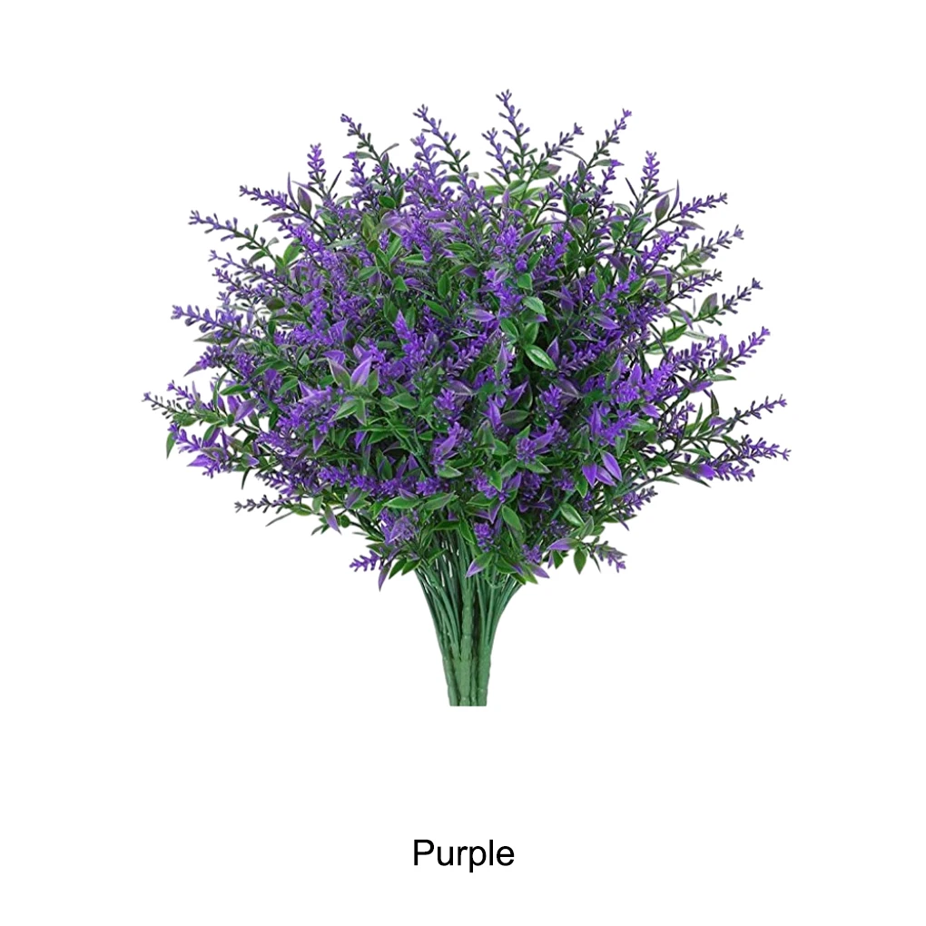 8piece Artificial Flowers For Wedding Home - Non-toxic And Wide Application Low Maintenance