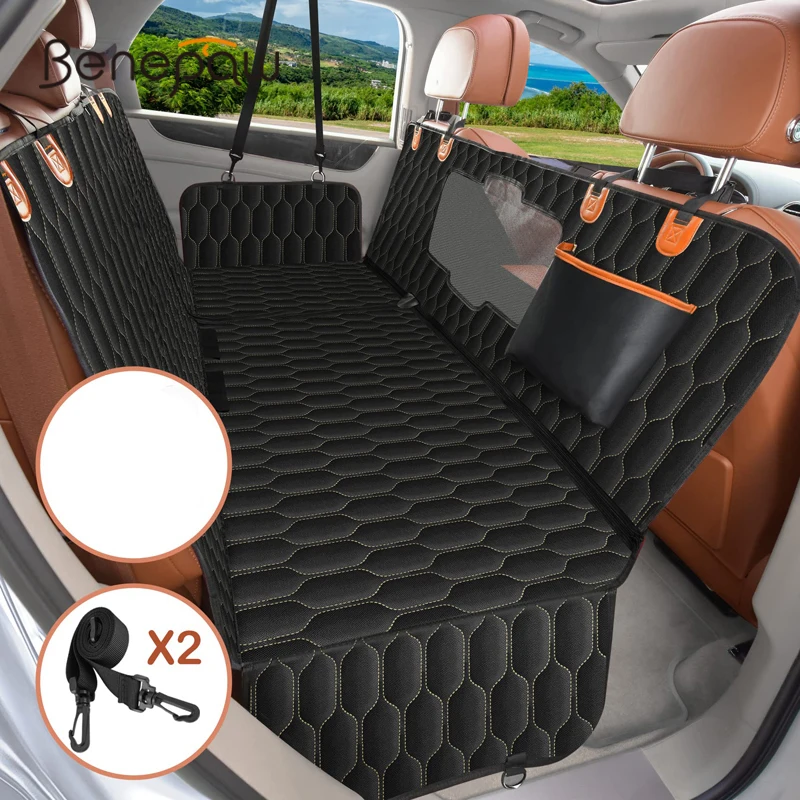 

Benepaw 5-in-1 Dog Car Seat Cover Waterproof Durable Nonskidding Pet Backseat Cover For SUV Family Cars Trucks Easy To Install