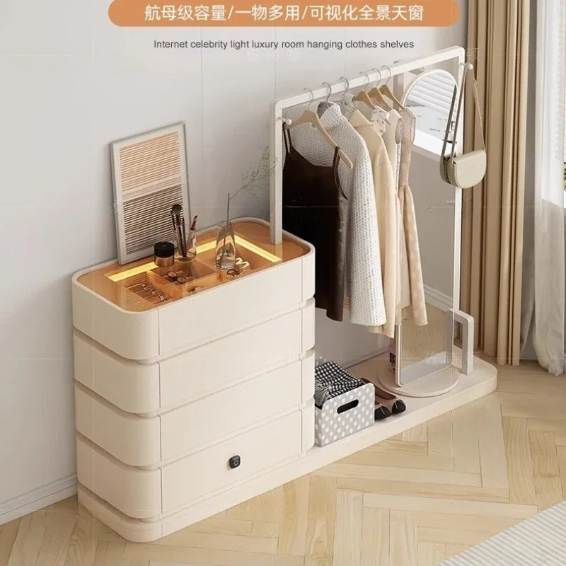 

*-*without Chairs Makeup Northern Europe Dressing Table With Lights Cabinets Hangers Mirrors Vanity Makeup Desk A Dressing Table